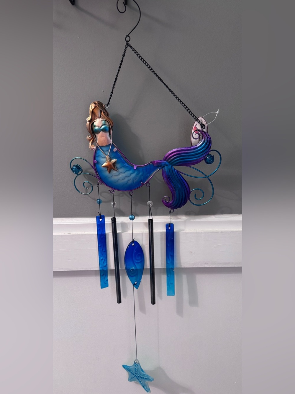 Mermaid wind chime and nautical mermaid things